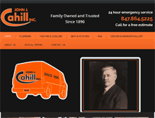 Tablet Screenshot of cahillinc.com